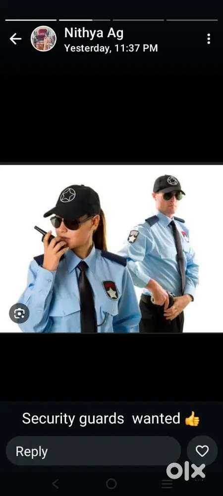 Security  guard  MEN AGE 20 TO 52 12HRS  DUTY