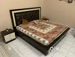 Double Bed in Brand New Condition ( stands included) Without Mattress