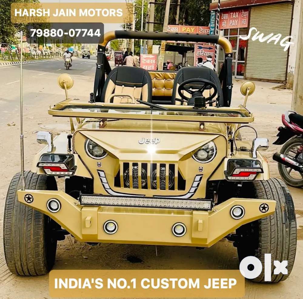 ऐसी जीप बनवाने के लिए संपर्क करे_Harsh jain motors_deliver all india