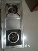 Two burner Gas stove with one single burner stove