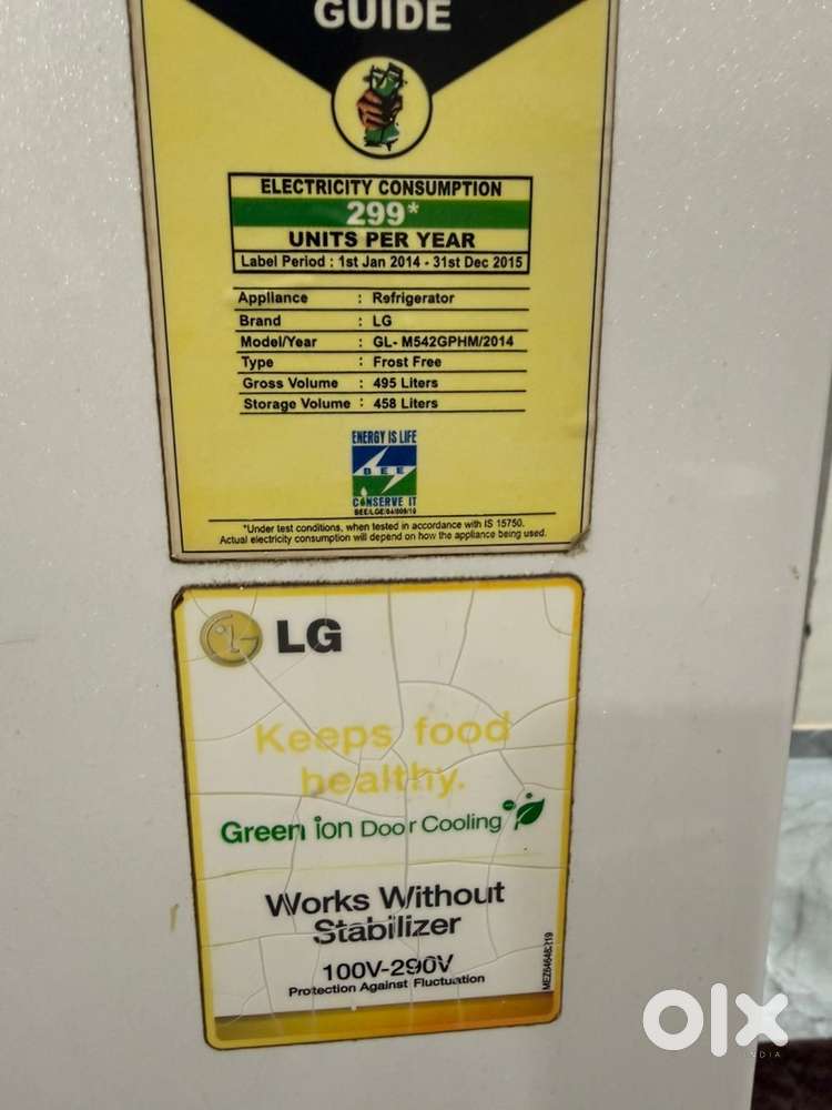 LG 495 Ltr, 4star good conditions