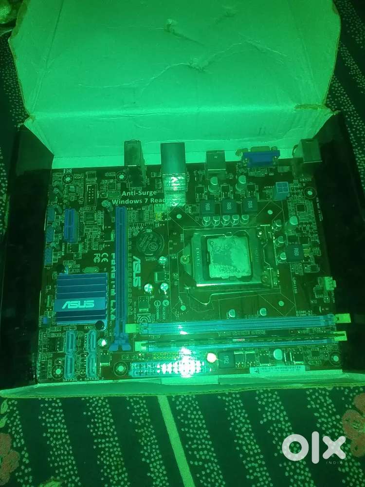 Asus motherboard  i3 second generation processor 4gb ram
