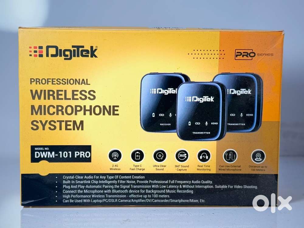 Digitek Wireless Mic Set  DWM-101 PRO  Complete Kit