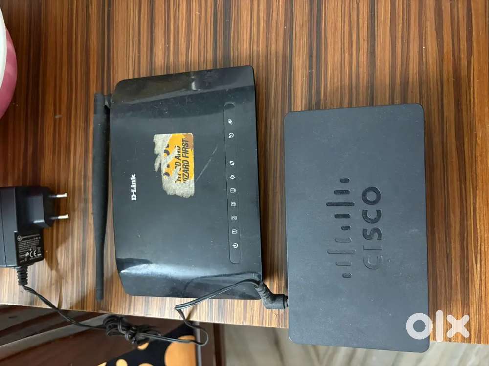 Cisco and D-link router