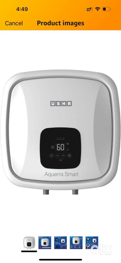 Usha Gyser 15 L with smart technology