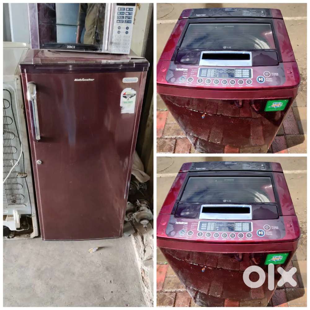 Rent on service single door fridge and washing machine and furniture