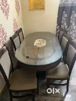 Dining table with 6 chairs