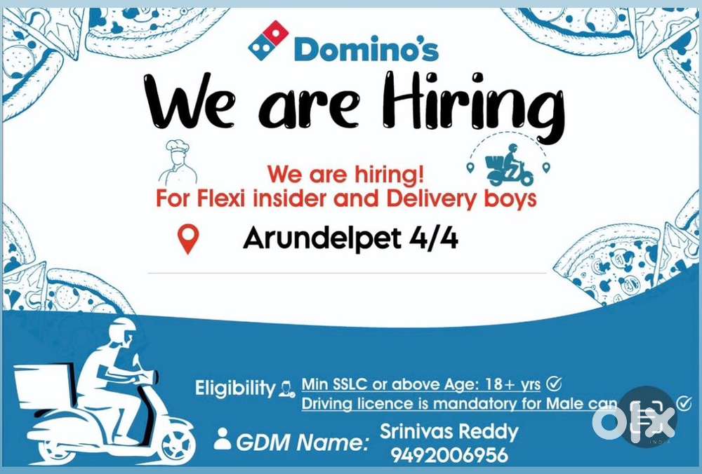 Need delivery boy we will provide bikes