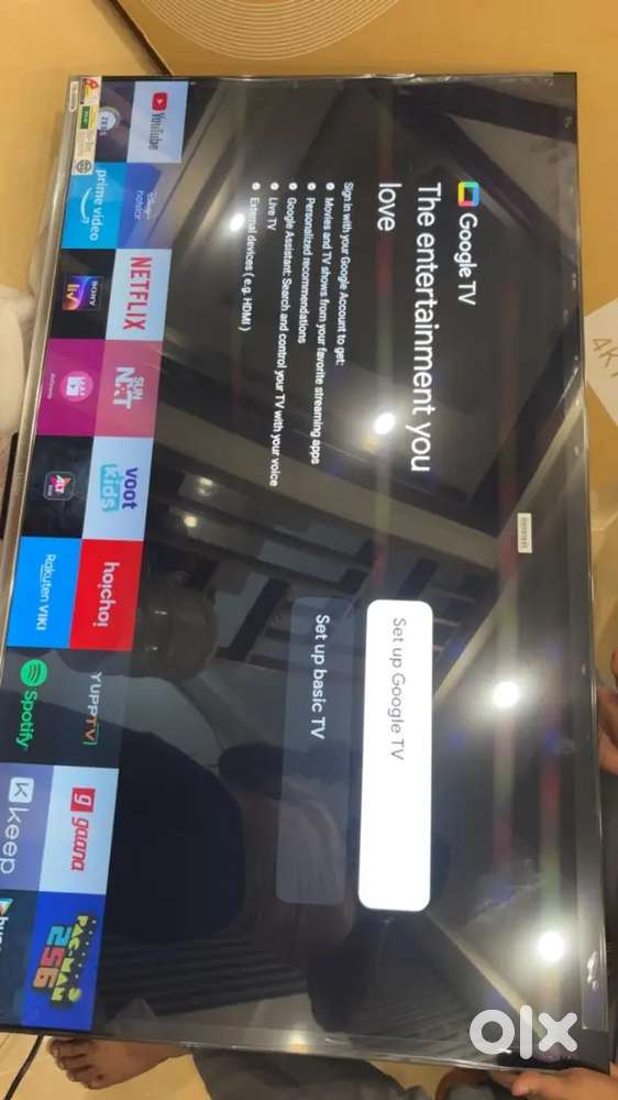 Haier TV 55 inch brand new box pack