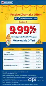 HDFC PERSONAL LOAN