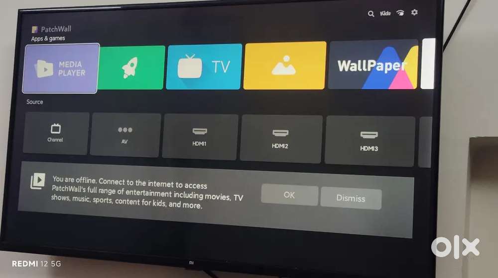 MI LED TV(43') Inches in black colour