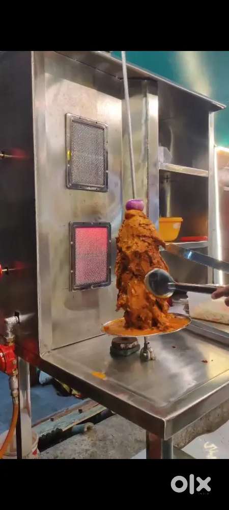 shawarma machine 2 bhapa burner