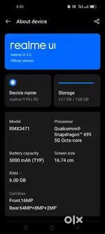 Realme 9 pro 5g for sell