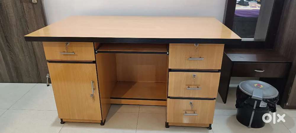 Computer table, sofa and chair
