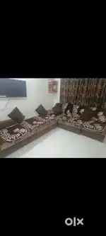 L shaped 7 seater sofa