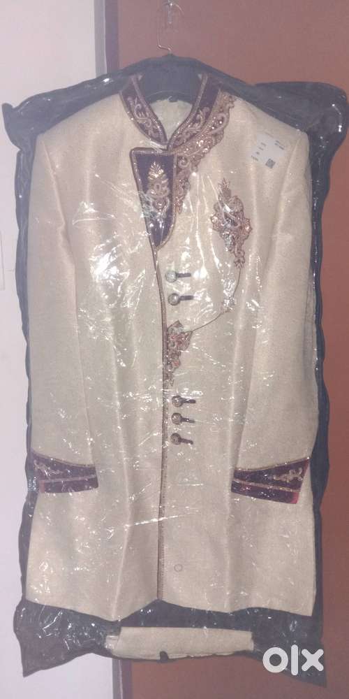 White sherwani