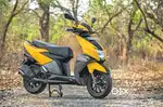 Tvs ntorq yellow color 125 cc