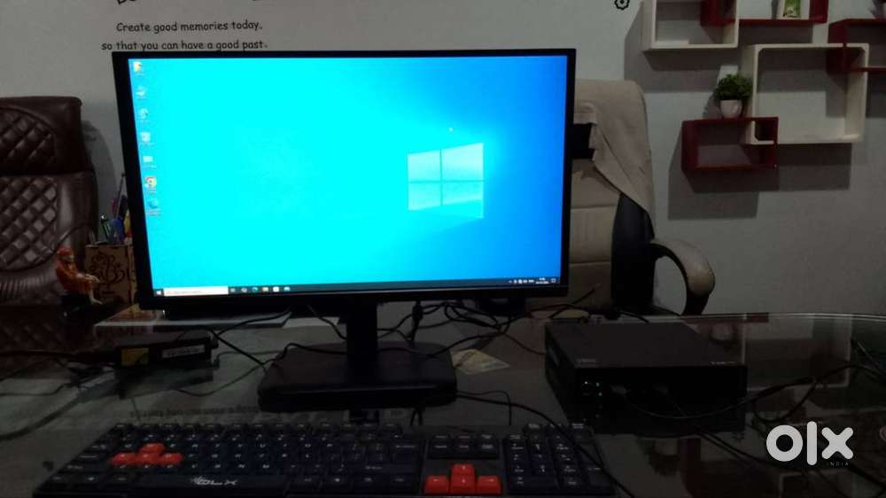 Monitor Acer 21.5 InchCPU Lenovo Brand Intel Core i5 4th gen, 8 GB RAM