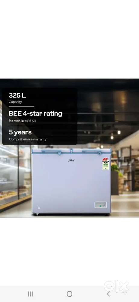 Only 15days older new unused freezer