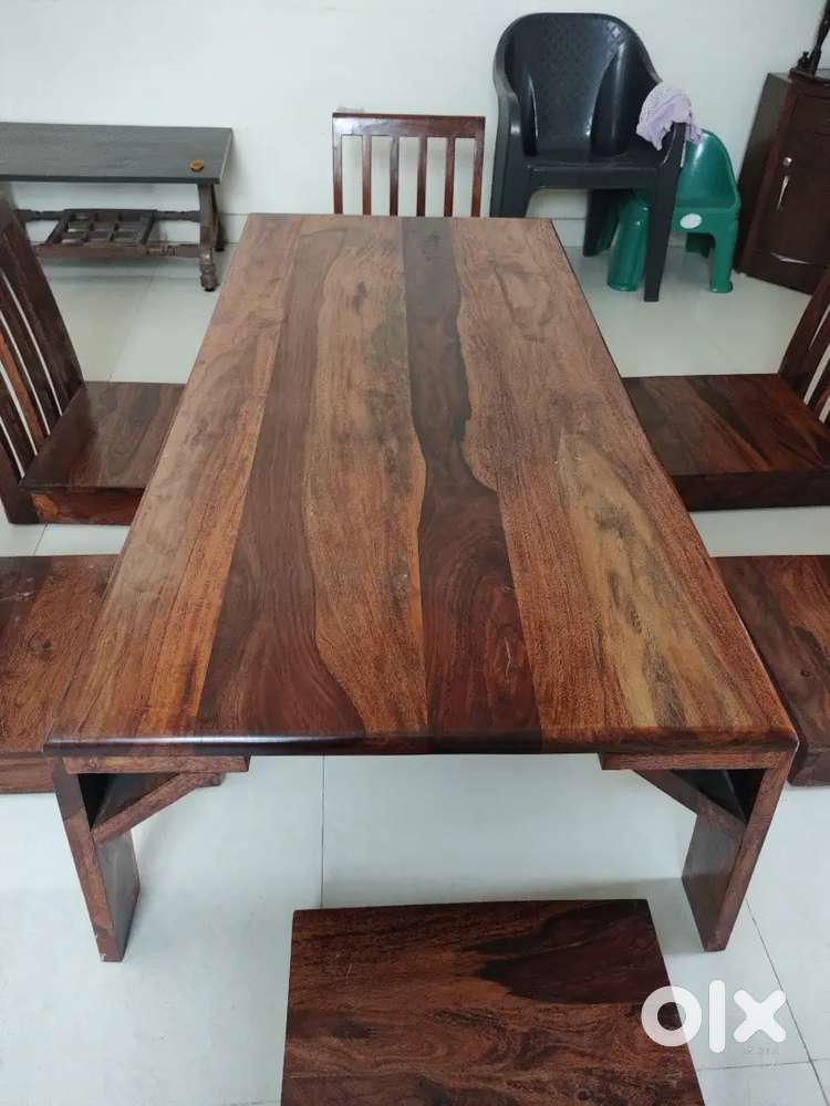 Japanese Style Dining Table 6 Chairs
