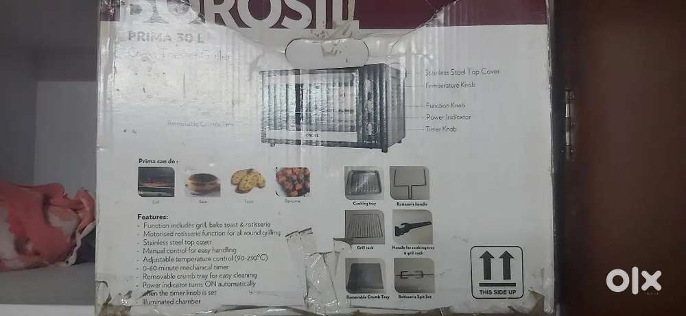 Borosil oven toaster griller new  piece