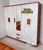 HAMZA FURNITURE NEW DESIGNER PARTICLE BOARD WOOD 5DOOR WARDROBE