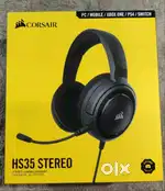 Corsair Hs35 V2 Multiplatform Gaming On Ear Headset, Carbon