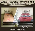 #DCL Steel Cot Hostel Fancy Cot bed Mattress all sizes Available#