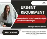 Receptionist/Front desk manager