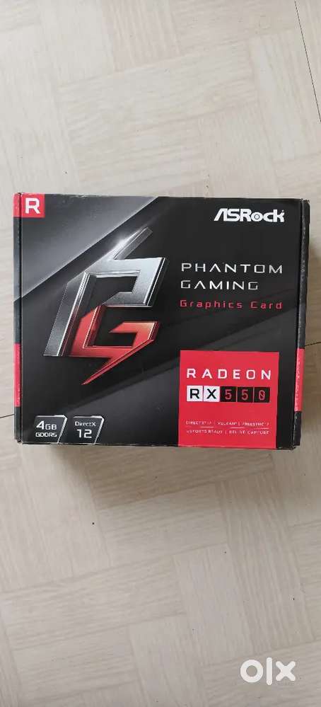 RX 550 4G + 400W PSU open box. Unused