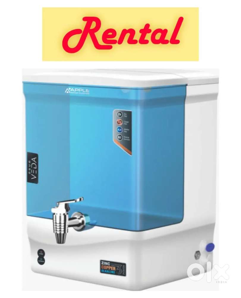 Water purifier available on rent