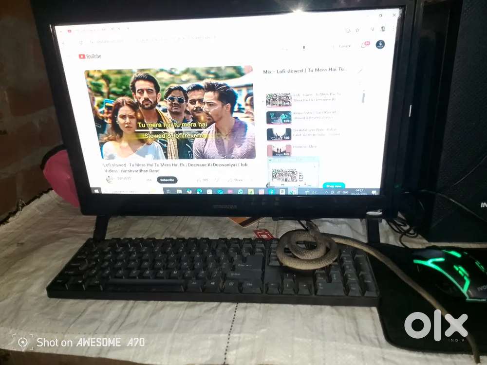 Computer tv pc 2 keyboard 2 maus
