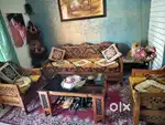 Wooden sofa set