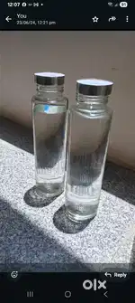 3 Glass bottle 1ltr capacity