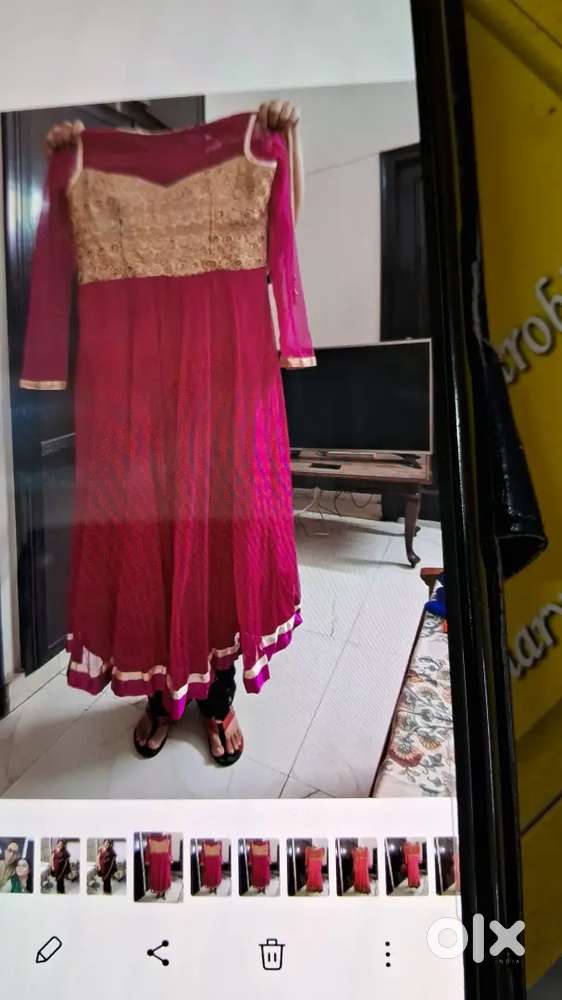 Festive offer Party wear Floor touch long suits