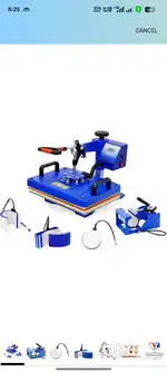 5 in 1 heat presh machine blue colour