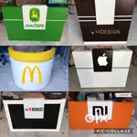 Customised Reception table cash counter with logo design office table