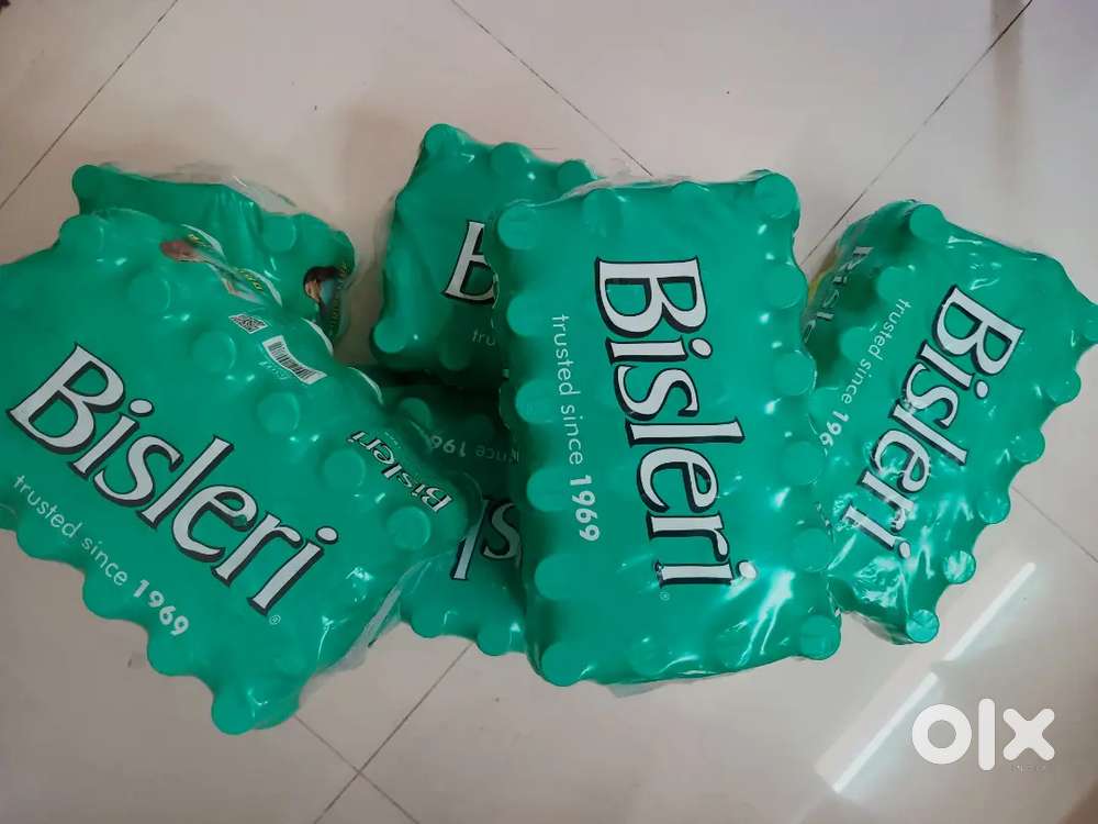 Bisleri 200ml packed water bottles