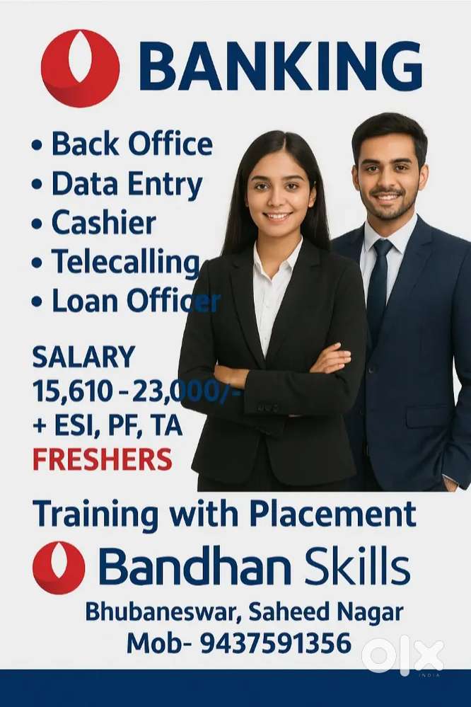 Back Office, DATA ENTRY, Operation Exicutive,