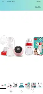 BREAST PUMP ELECTRIC LUPLAP BRAND.