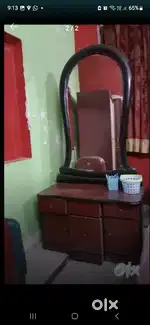 Dressing table with mirror