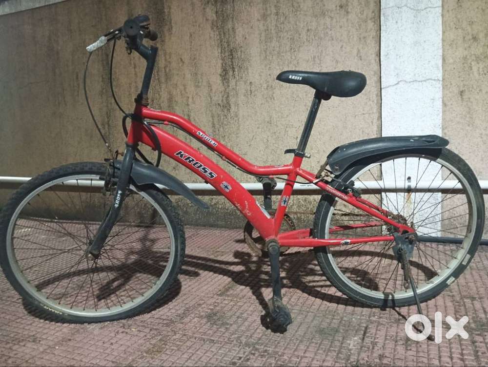 Bicycle with new tyres