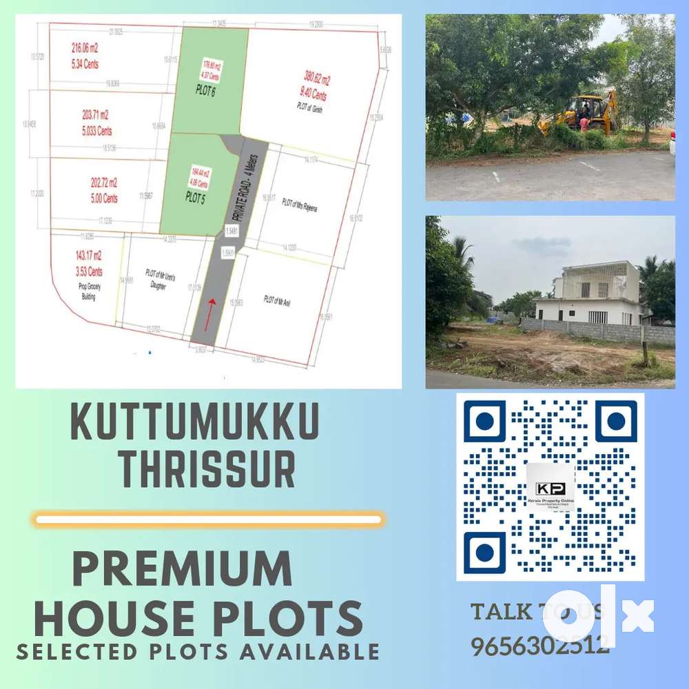 House plots in Kuttumukku Thrissur