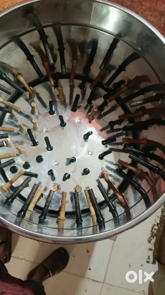 Feather cleaning machine for chicken shop