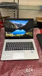 Hp i5 Laptop matel body silver 8/256 with bill bag mouse ,