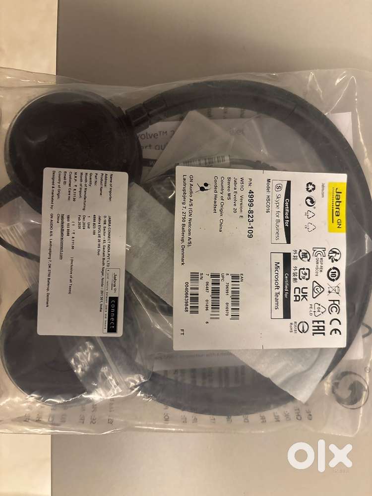 Jabra Evolve 20 MS Duo Professional Headset (Unused)
