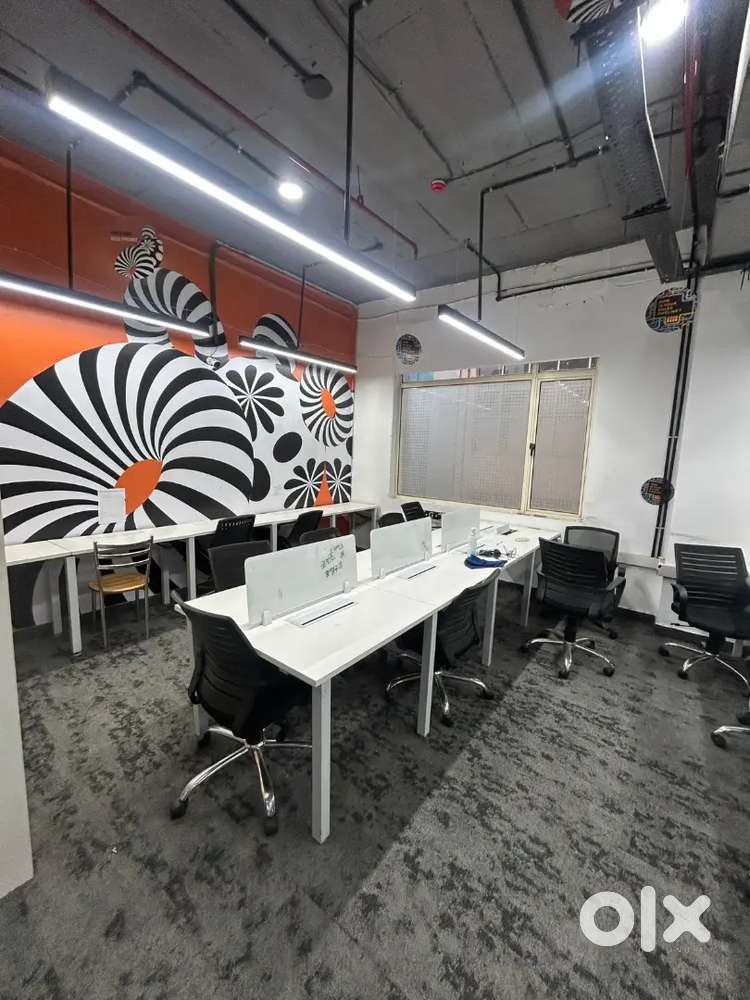 Fully furnished office space on rent