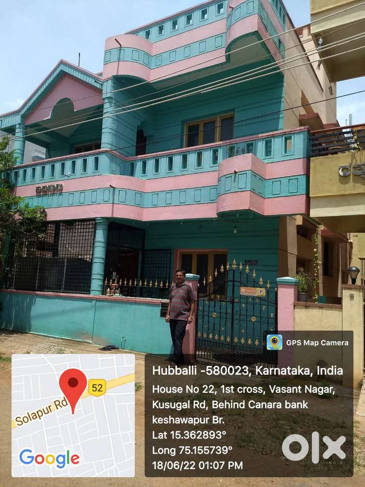 3 Bedroom Independent House with Kitchen,2 hall,, balcony, open teras,