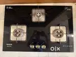 Inalsa 3 burner glass top in-built Hob