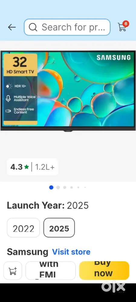 Samsung 32 smart led tv